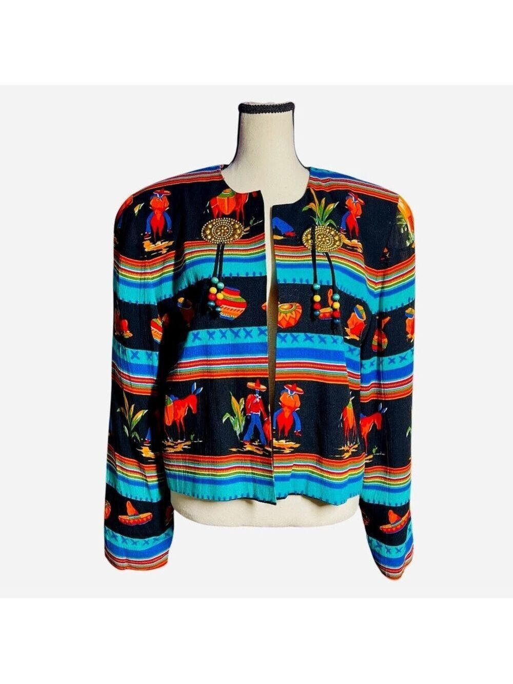 AC Sport Colorful Patterned Blazer